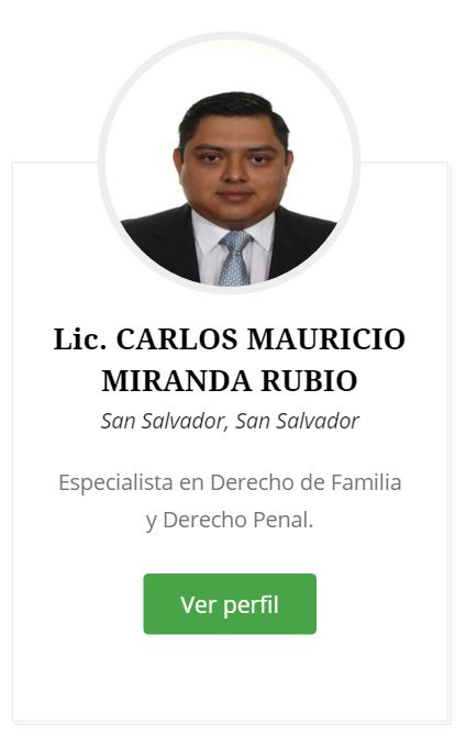 Lic. CARLOS MAURICIO MIRANDA RUBIO